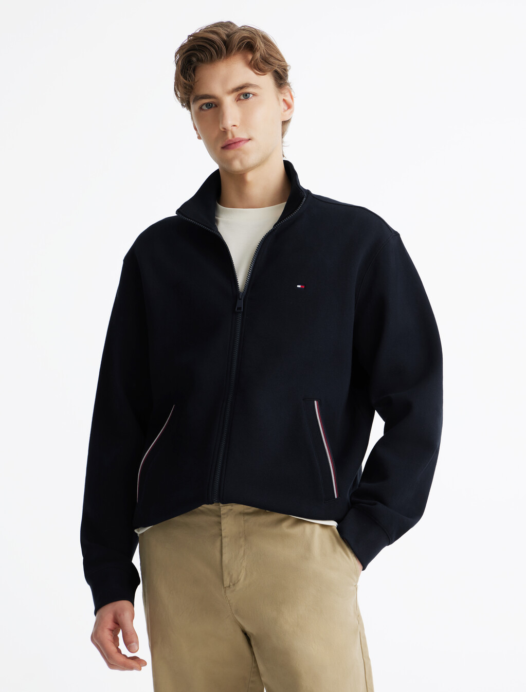 Interlock Pique Jacket, Desert Sky, hi-res
