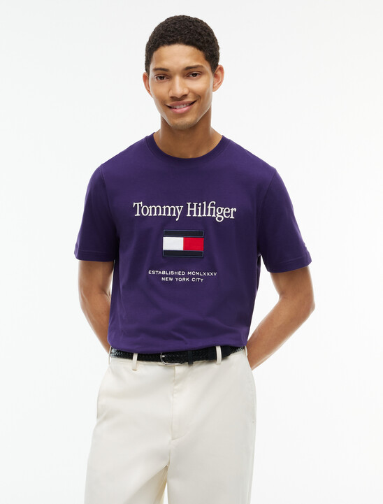 Logo Embroidery Jersey T-Shirt