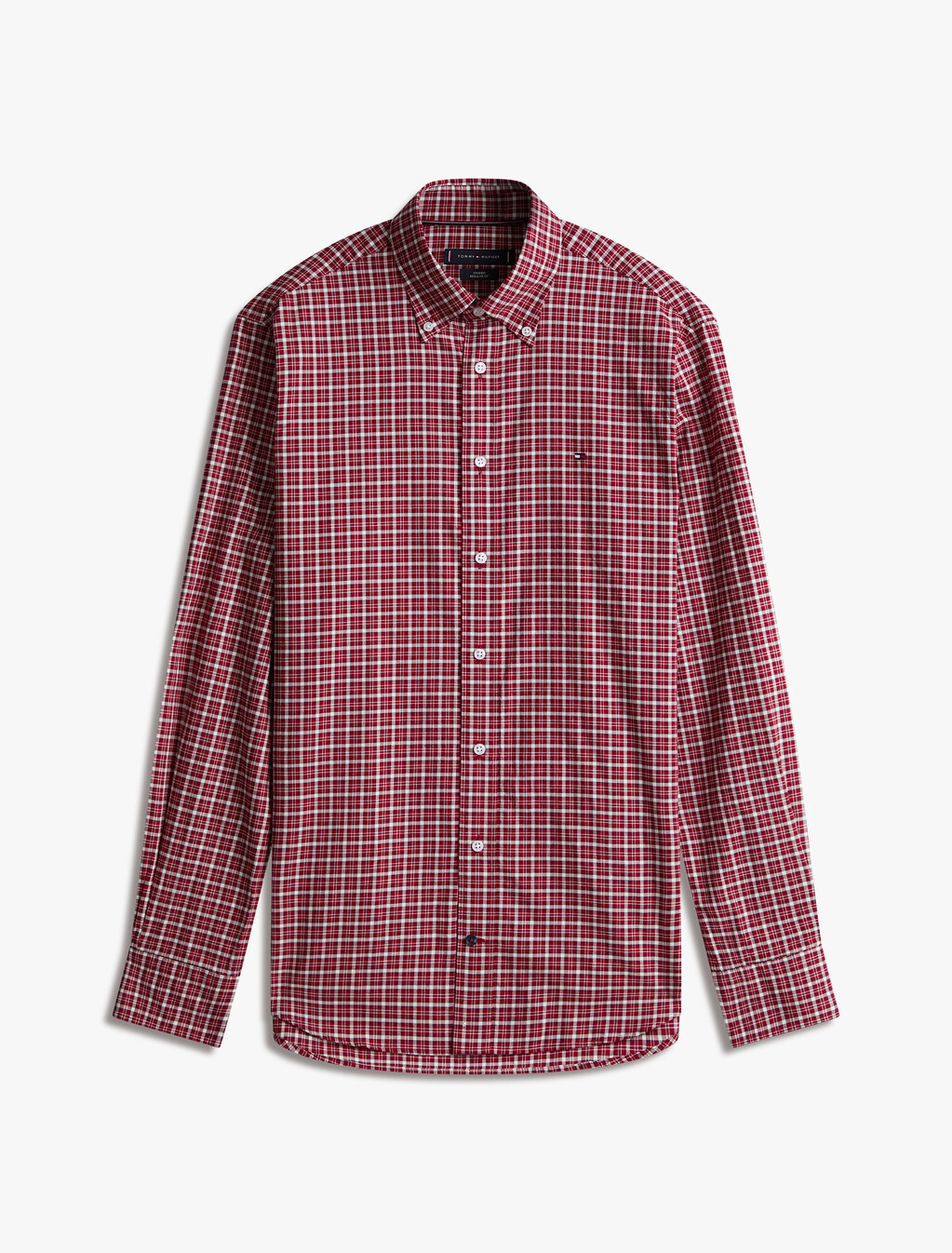 Oxford Check Shirt, Medium Red / Check, hi-res