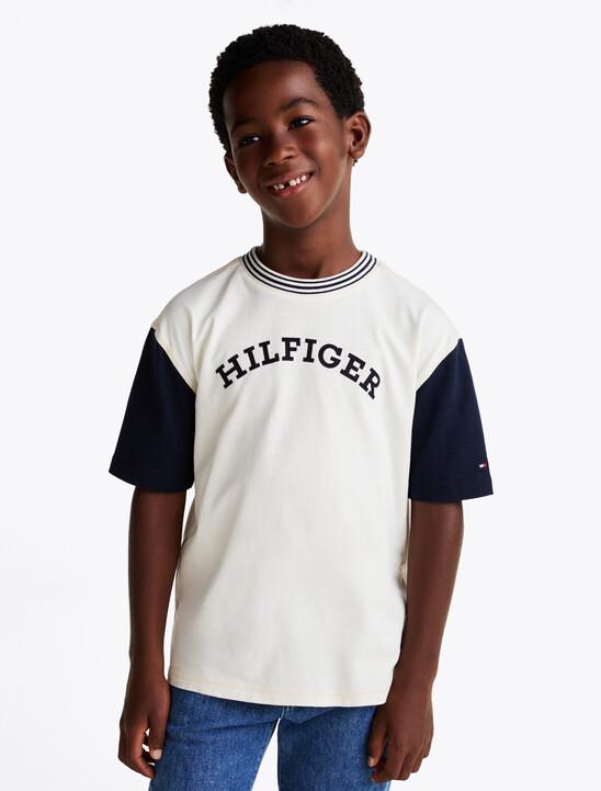Hilfiger Monotype 植絨標誌 T 恤