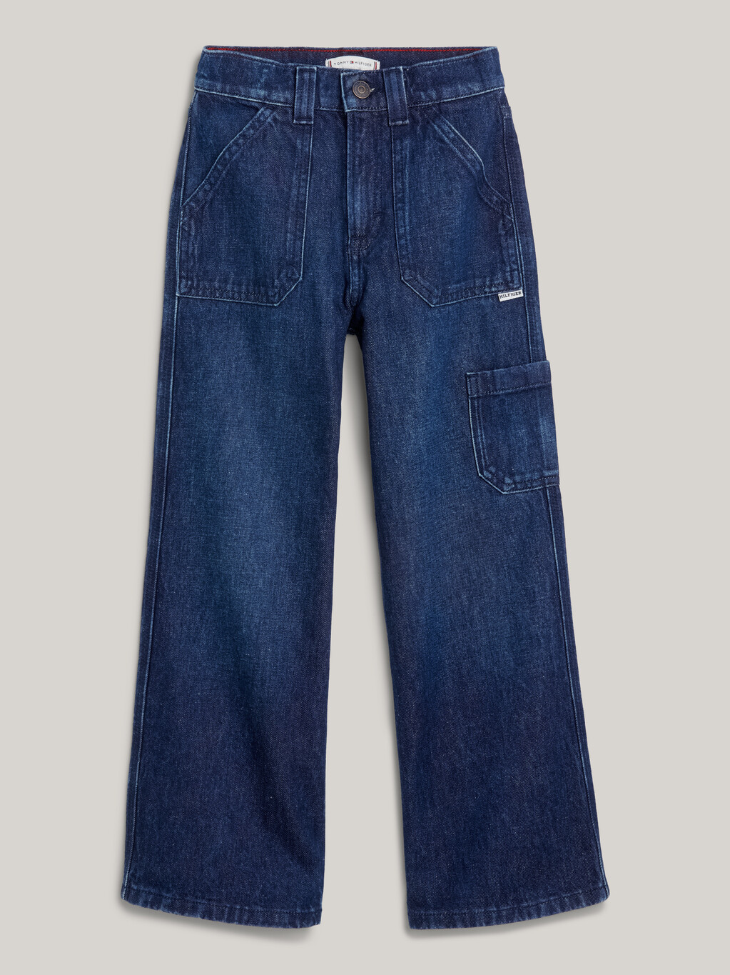 Wide Leg Cargo Jeans, Rivendeldark, hi-res