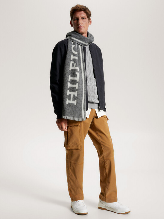 Hilfiger Monotype Wool Scarf