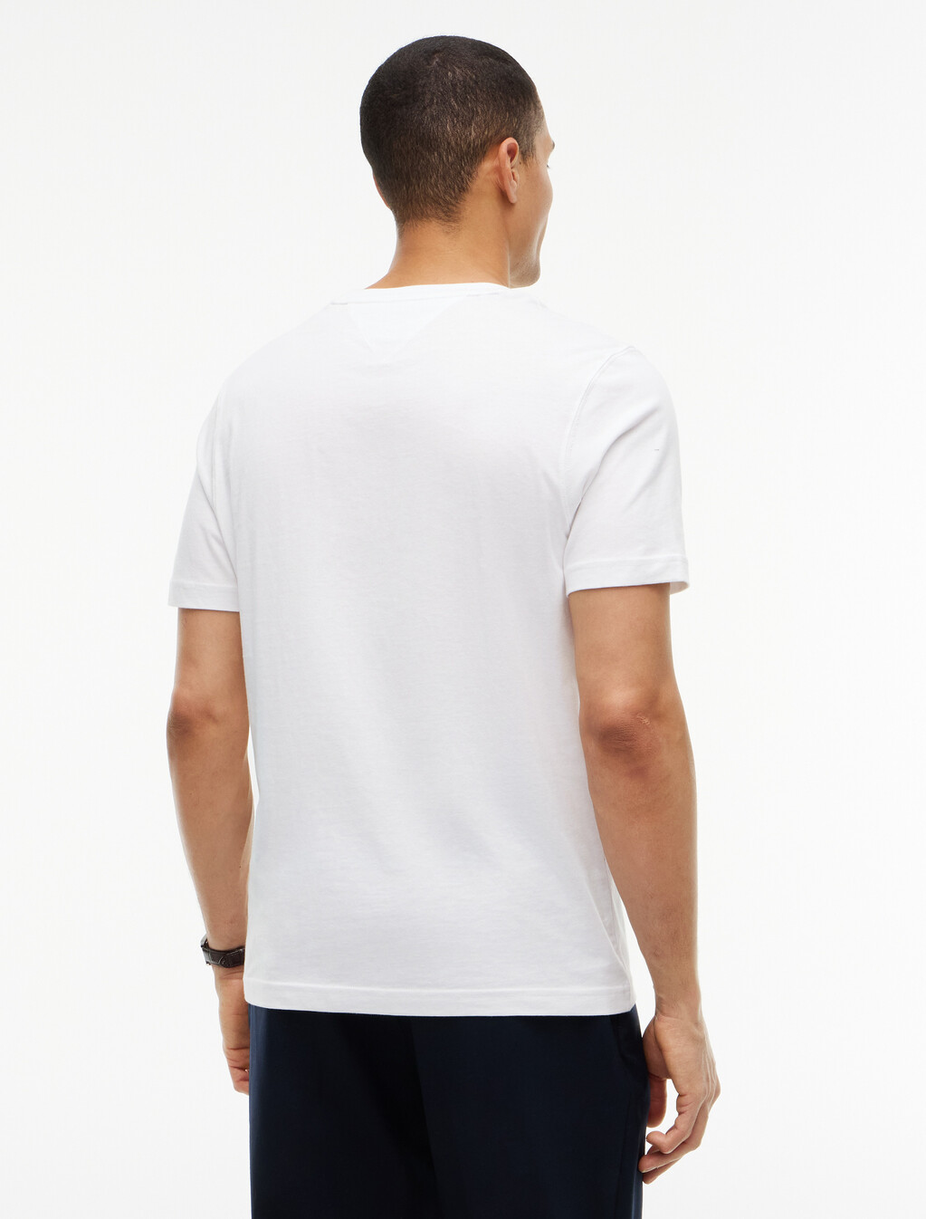 Logo Embroidery Jersey T-Shirt, White, hi-res