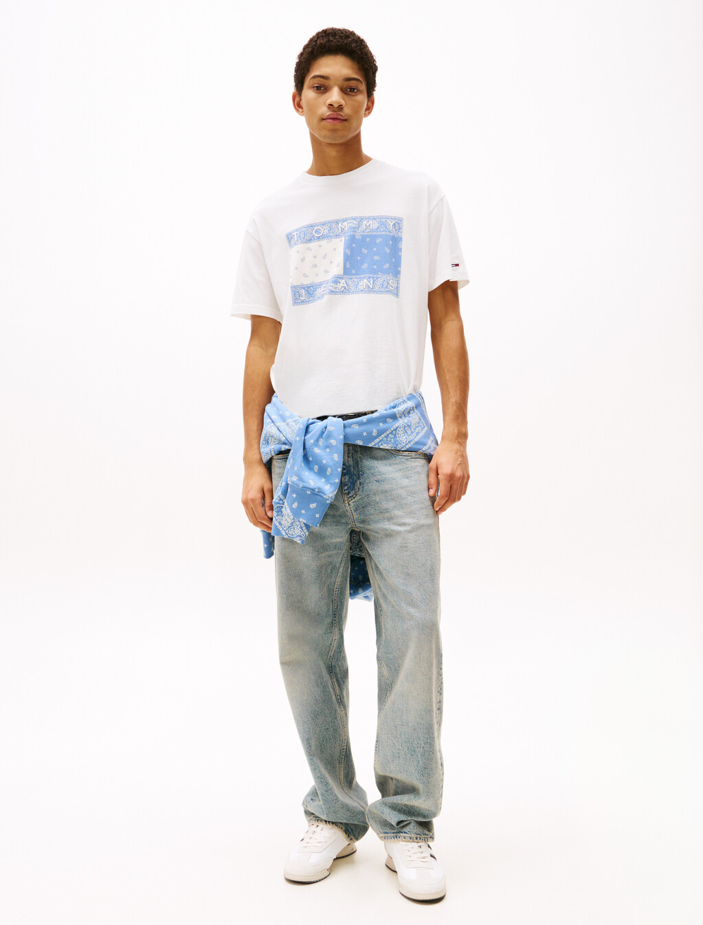 Paisley Logo Relaxed T-Shirt, Ecru, hi-res