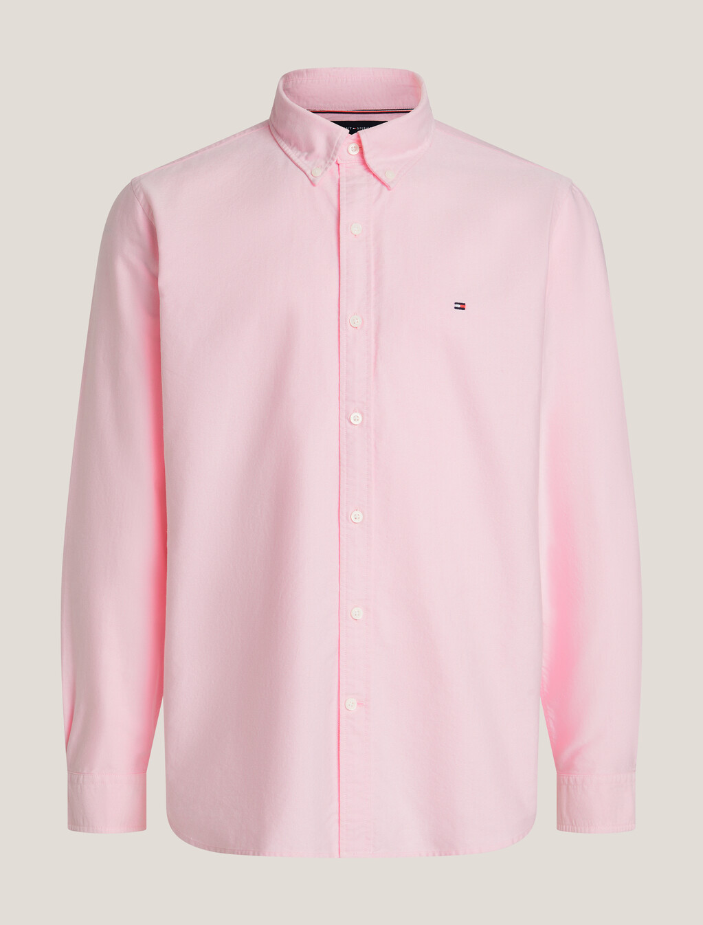 Organic Cotton Oxford Shirt, Classic Pink, hi-res