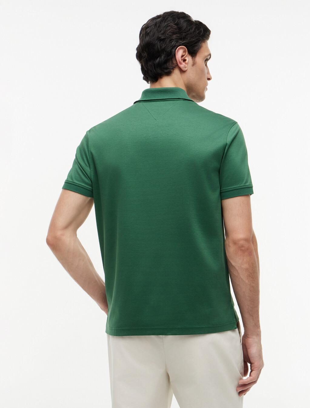 Performance Regular Fit Jaquard Polo Shirt, Street Green, hi-res
