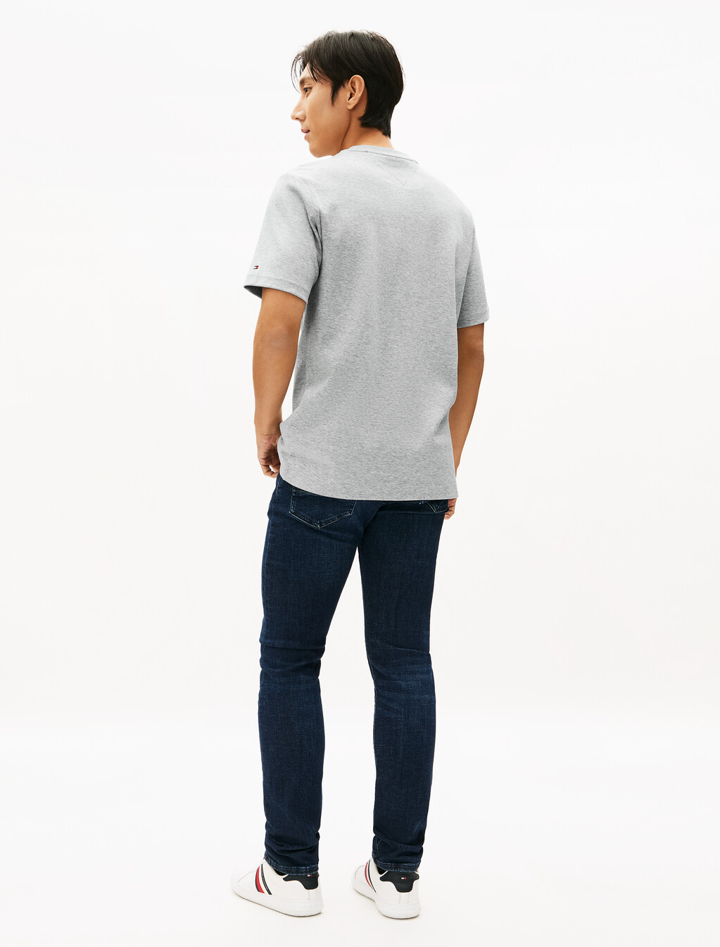 Cotton Pique Pocket T-Shirt, Light Grey Heather, hi-res
