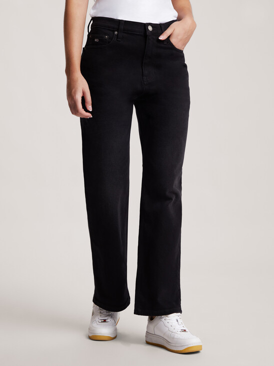 High Rise Loose Straight Jeans