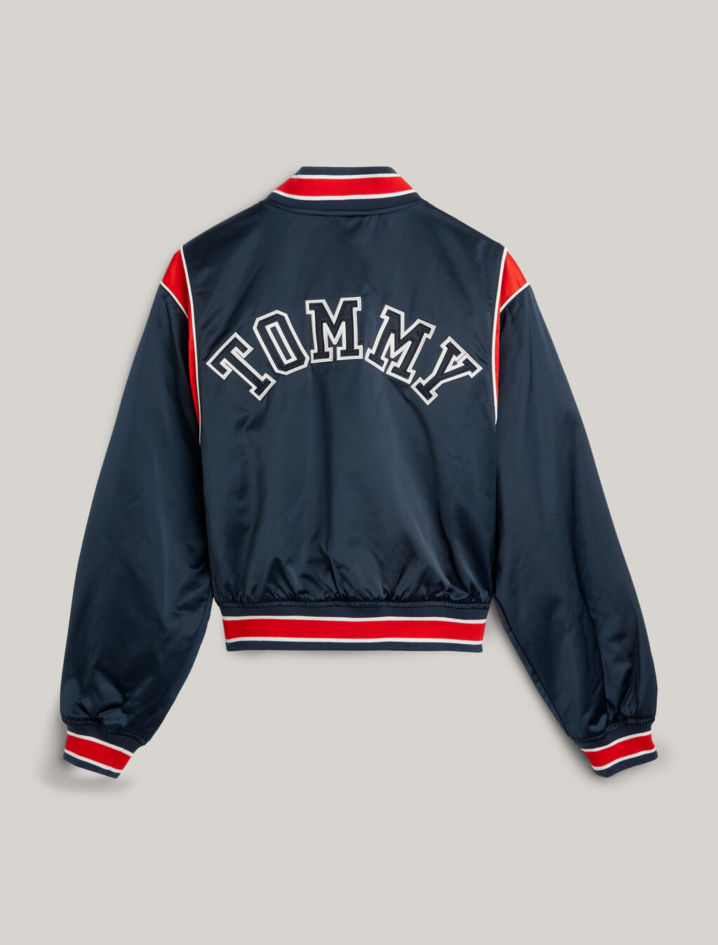 TJ x INTERNATIONAL GAMES Satin Bomber Jacket, Twilight Indigo, hi-res