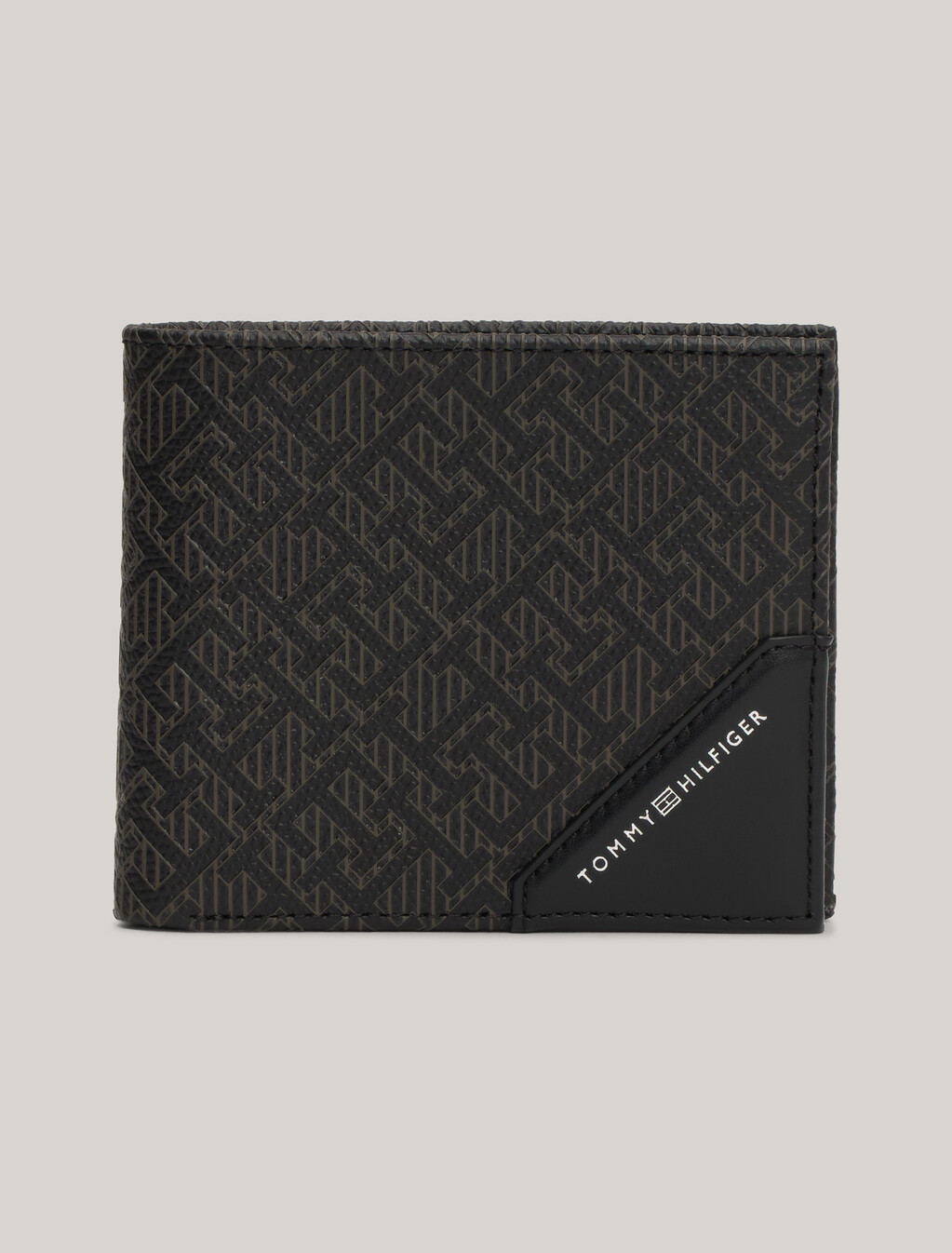 TH Monogram 卡片零銀包, Black, hi-res