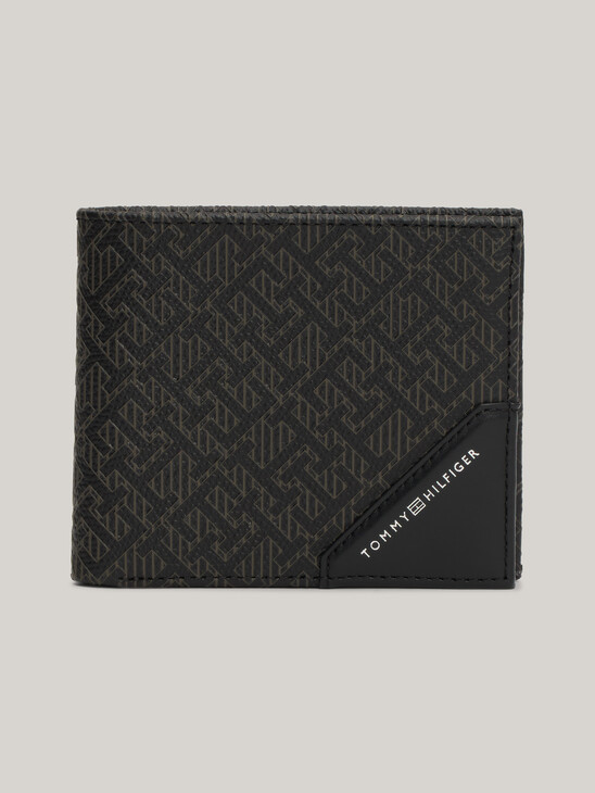 TH Monogram Card and Coin Wallet