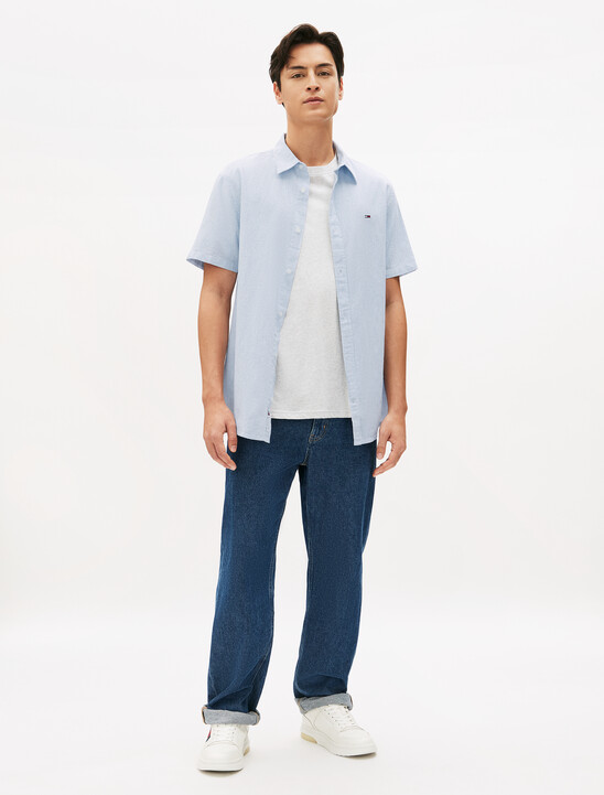 Regular Fit Linen Blend Shirt