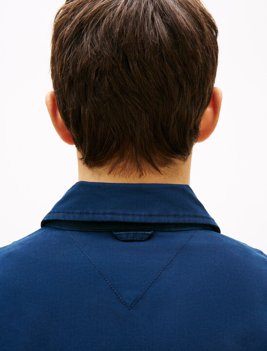 Oversized Fit Colour-Blocked Overshirt