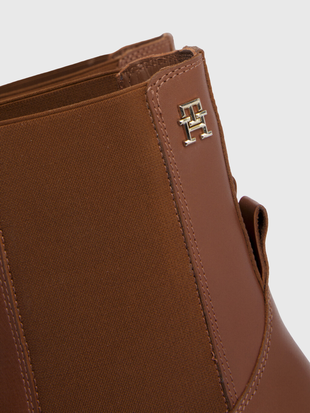 Elevated Essential Leather Ankle Boots, Natural Cognac, hi-res