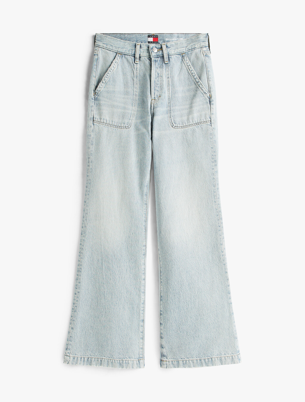 Bella High Rise Flare Jeans, Denim Light, hi-res