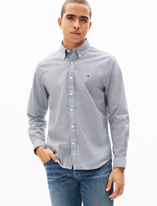 Oxford Stripe Long Sleeve Shirt