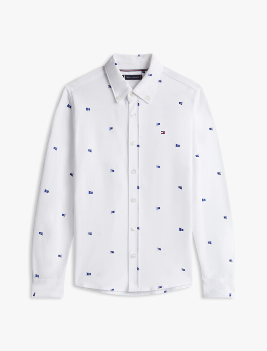 Boys Flag All Over Print Shirt