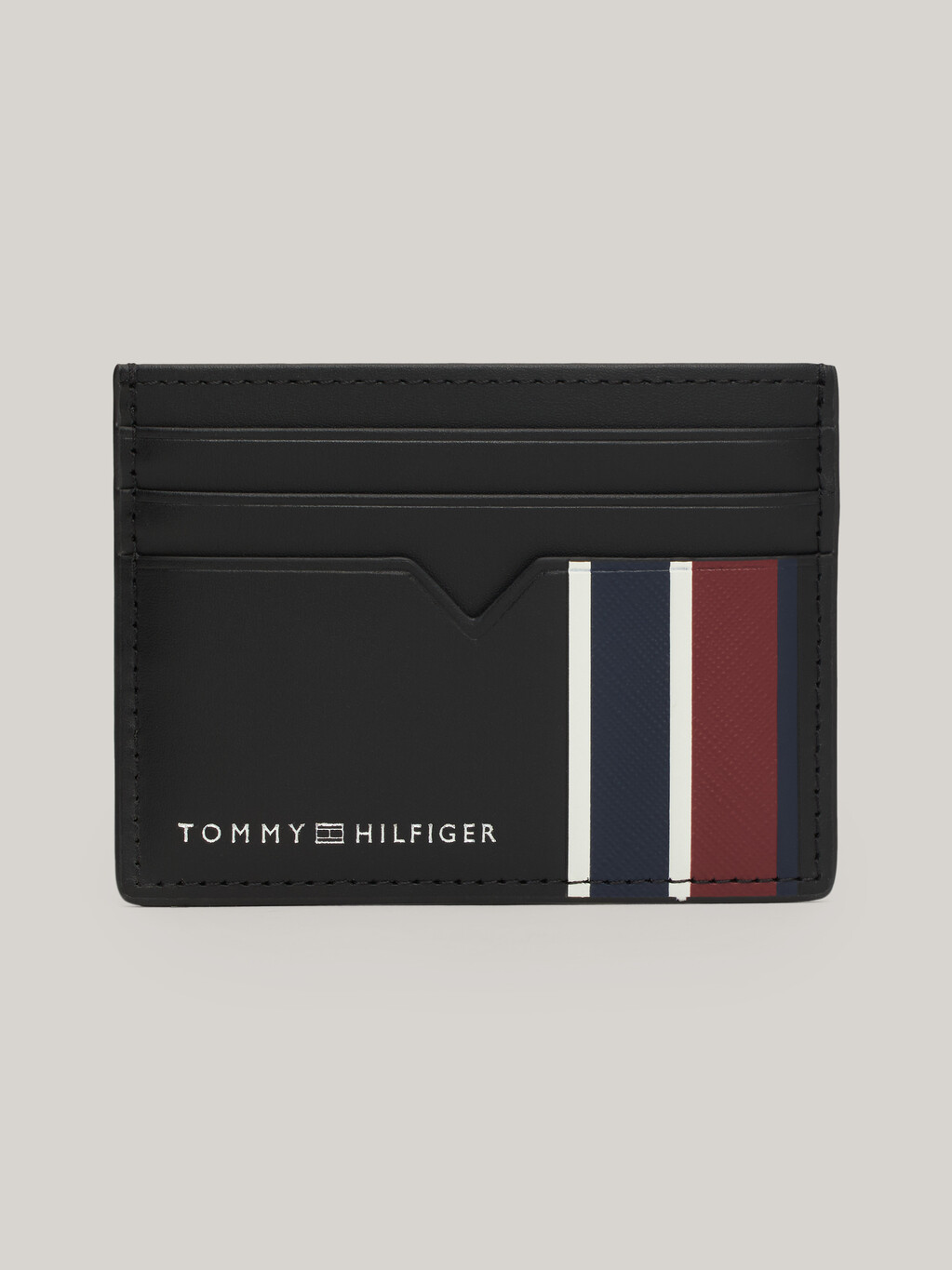 Corporate Leather Credit Card Holder, Black, hi-res