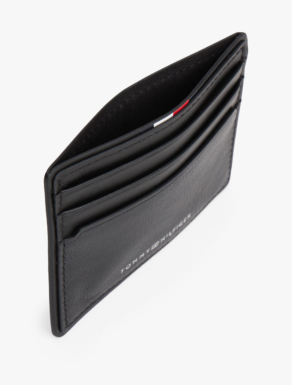 Corporate Leather Credit Card Holder, Black, hi-res
