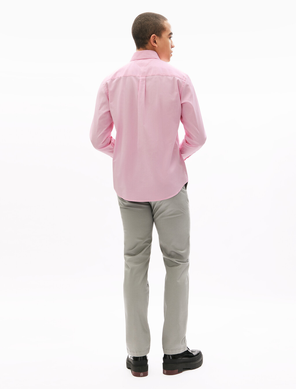 Lightweight Oxford Solid Shirt, Rose Petal, hi-res