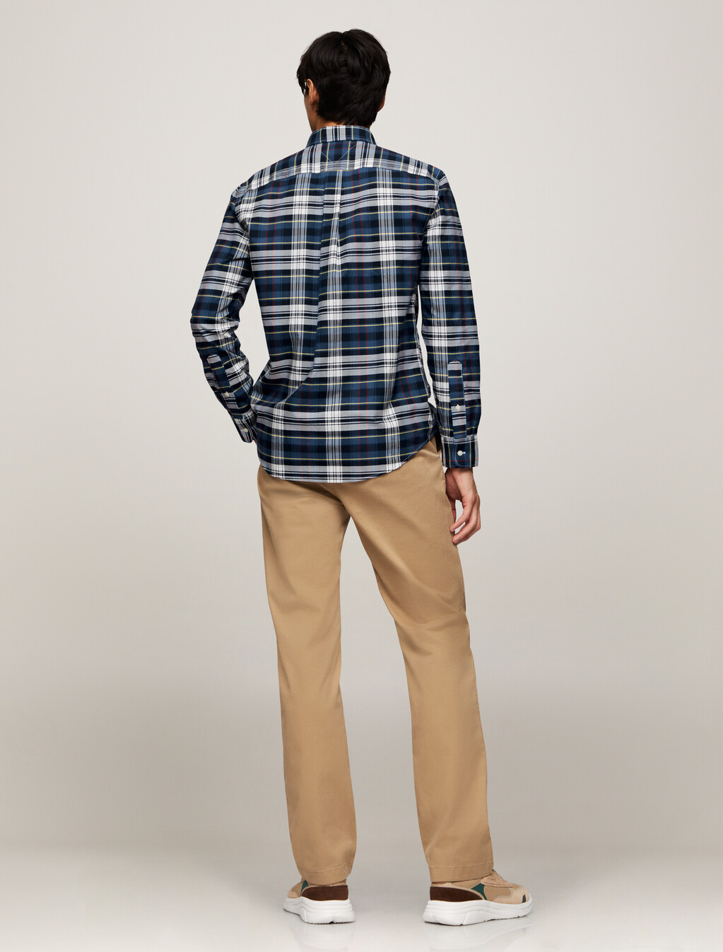 Heritage Plaid Oxford Shirt, Aegean Sea / Allover, hi-res