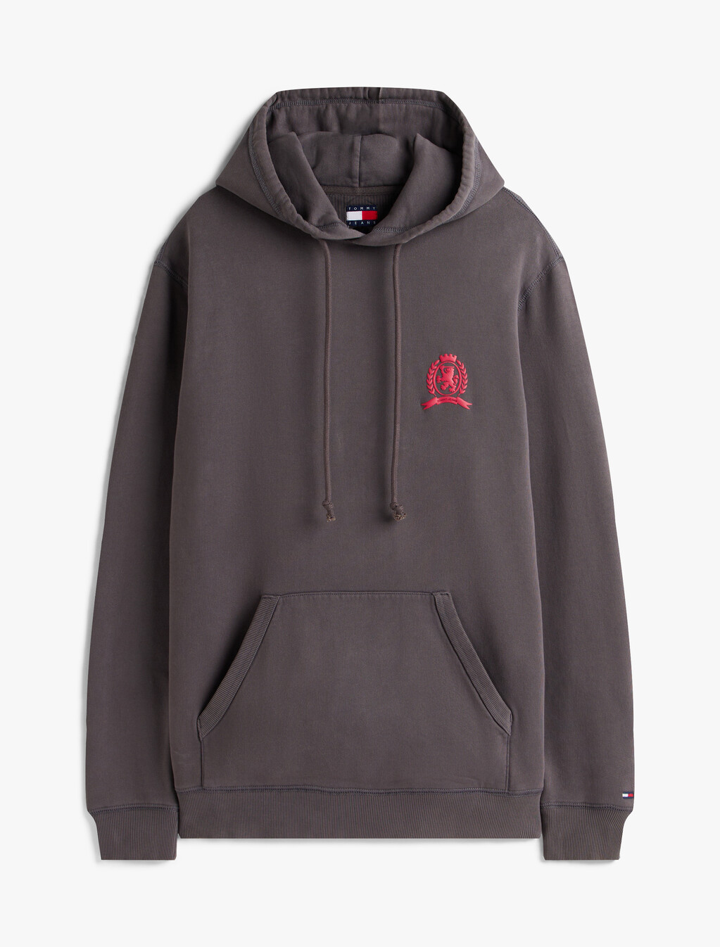 Heritage 徽章後背標誌連帽衛衣, Washed Black, hi-res
