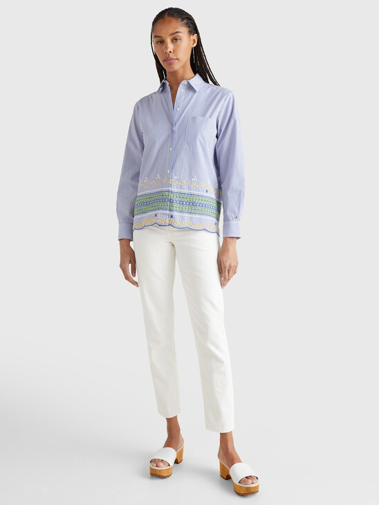 EMBROIDERY RELAXED FIT SHIRT