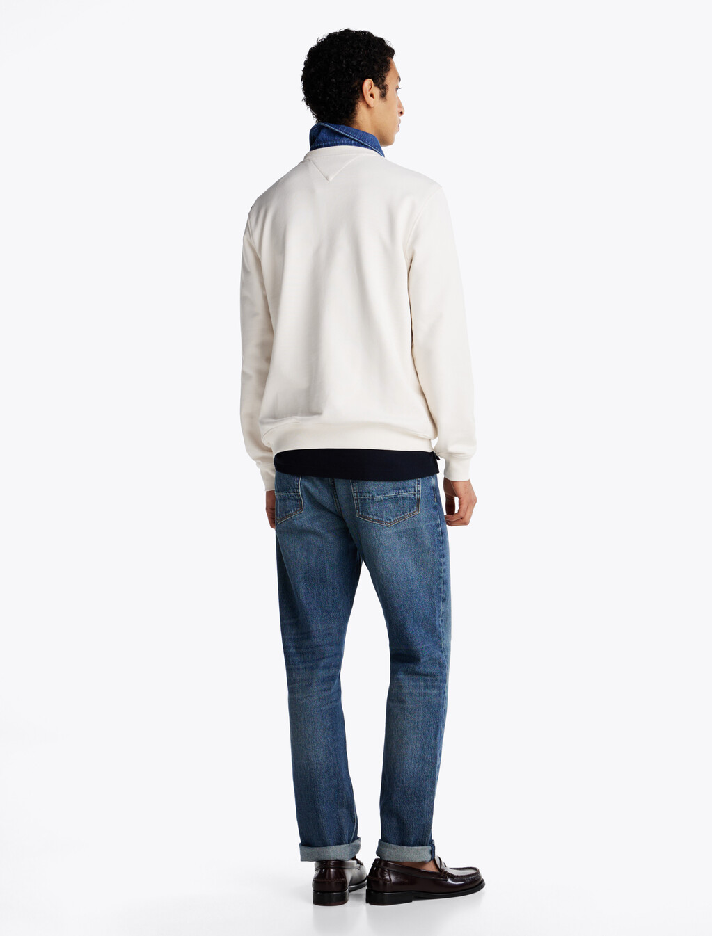 Hilfiger 旗幟衛衣, Ivory Petal, hi-res