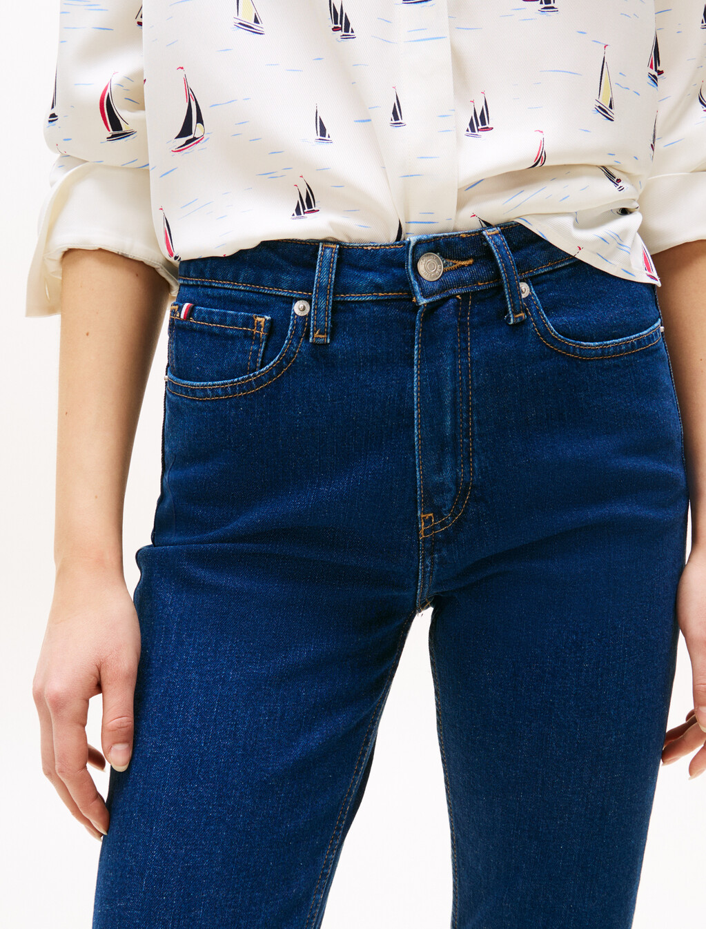 High Rise Slim Ankle Jeans, Ace, hi-res