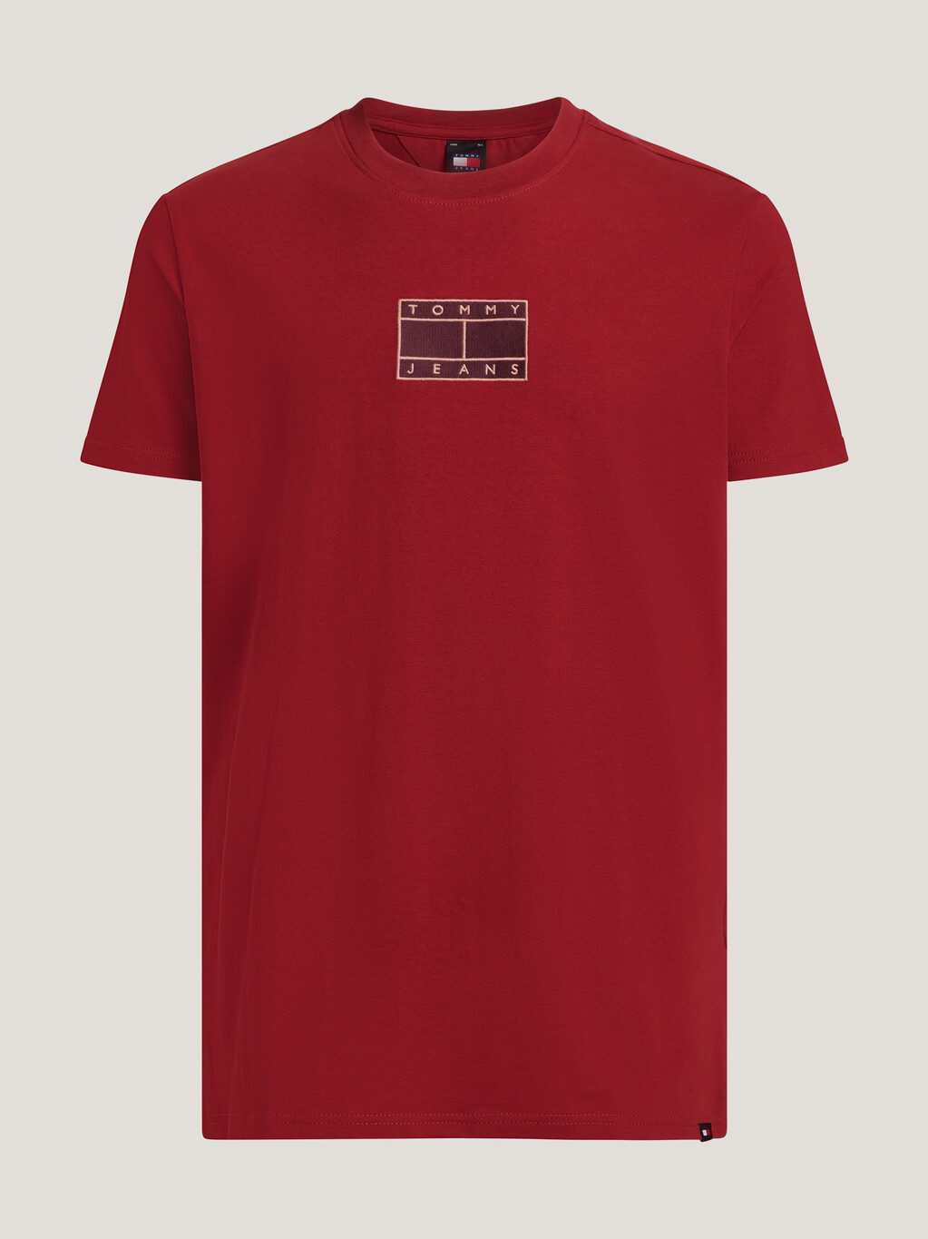 旗幟刺繡標準版型 T 恤, Magma Red, hi-res