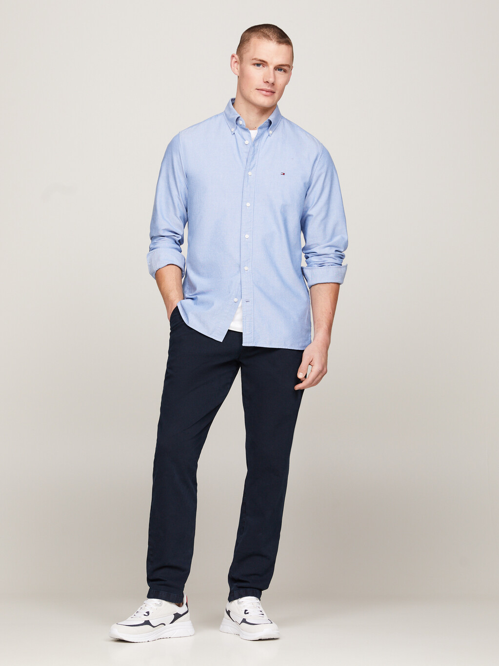 Heritage Regular Fit Oxford Shirt, Shirt Blue, hi-res