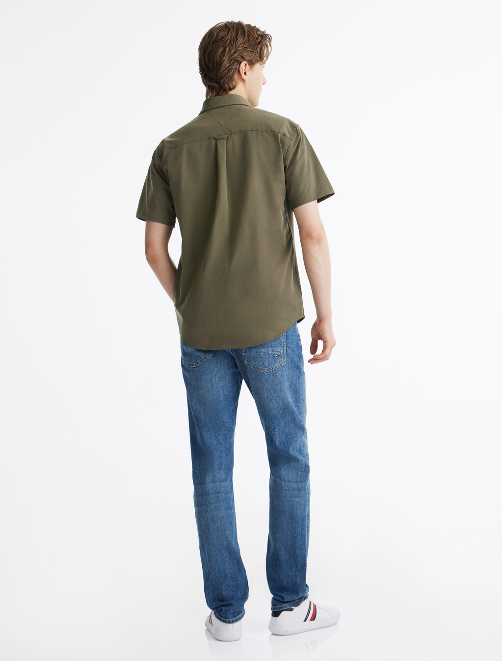 Airdot Short Sleeve Shirt, Army Green, hi-res