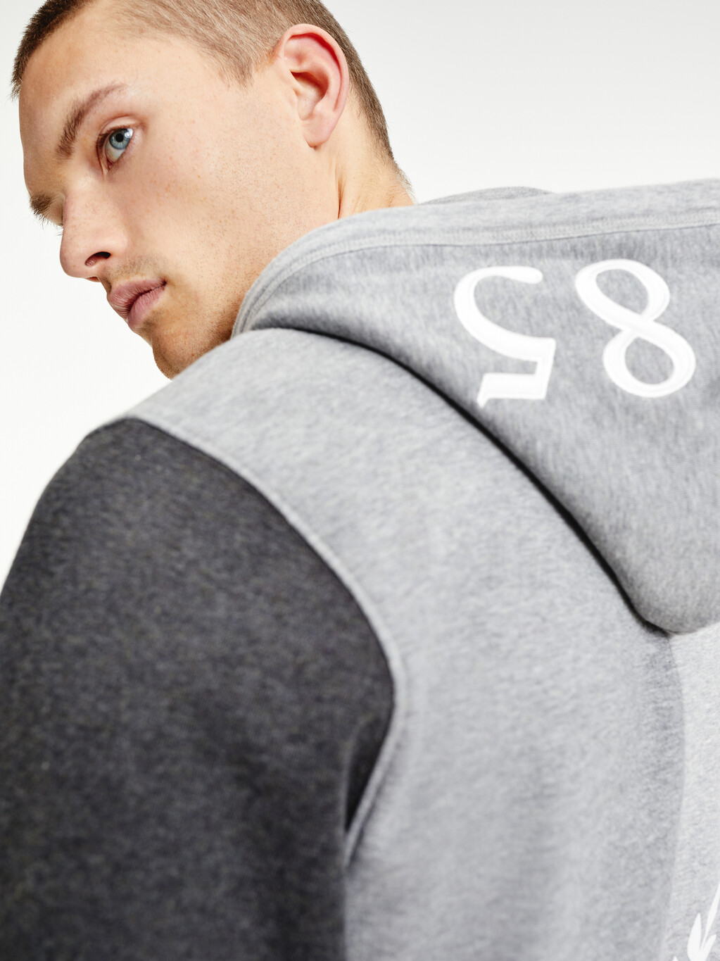 Icons Crest Colour-Blocked Relaxed Fit Hoody