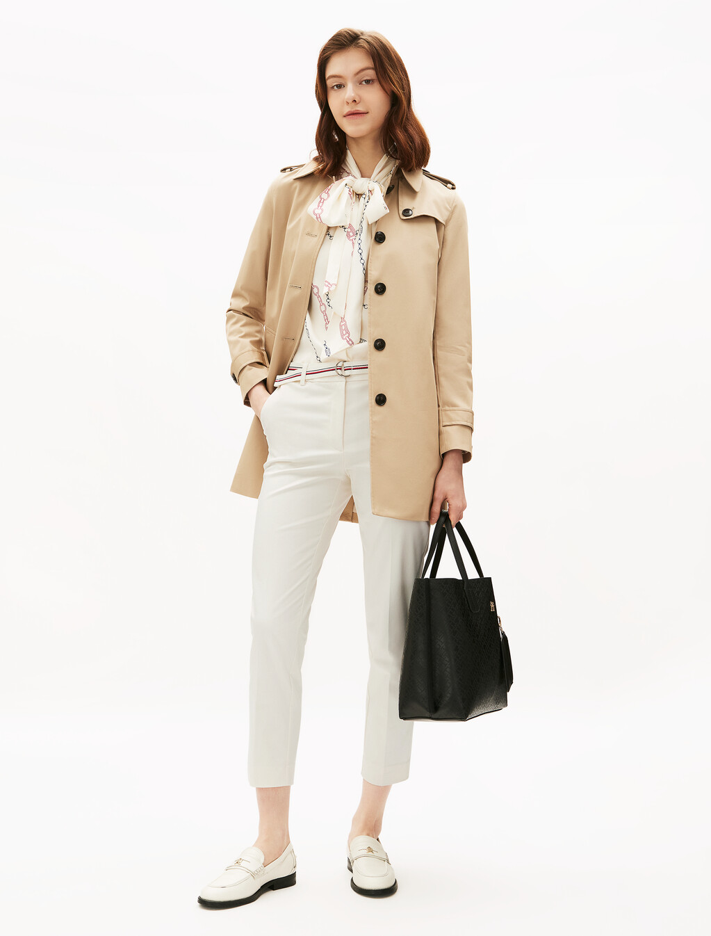 London Slim Ankle Pant, Ivory Petal, hi-res