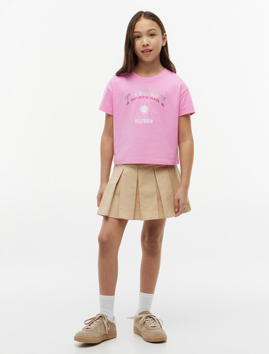 Rhinestone Logo Relaxed T-Shirt