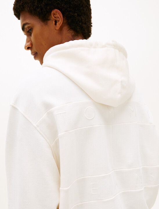 Overdyed Back Flag Badge Relaxed Hoody