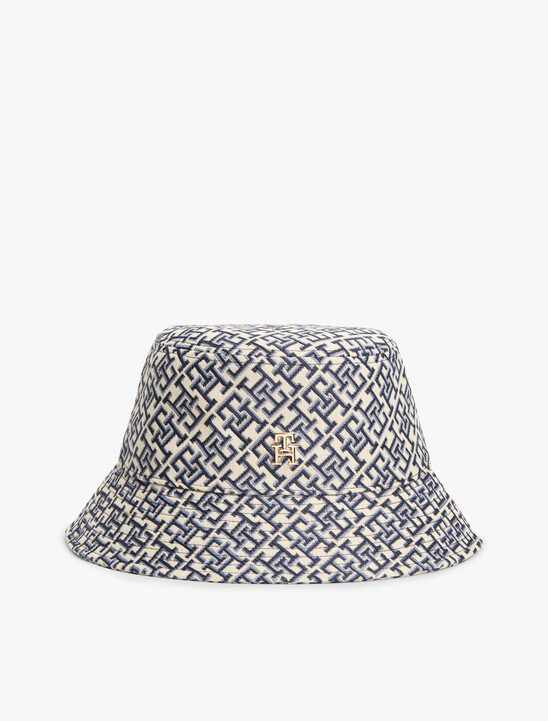 TH Monogram 提花漁夫帽