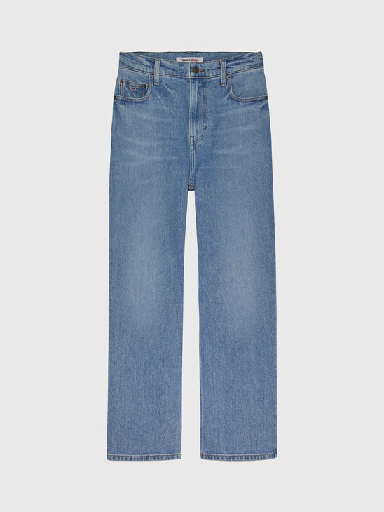 High Rise Loose Straight Jeans