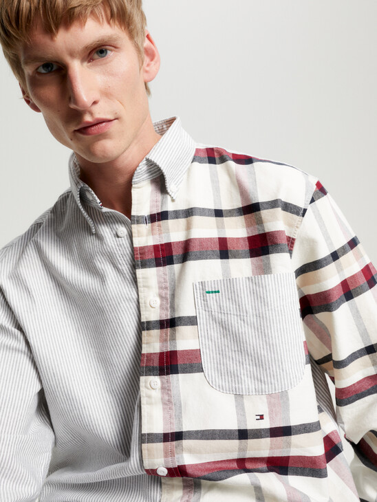 Global Stripe Blocked Archive Shirt