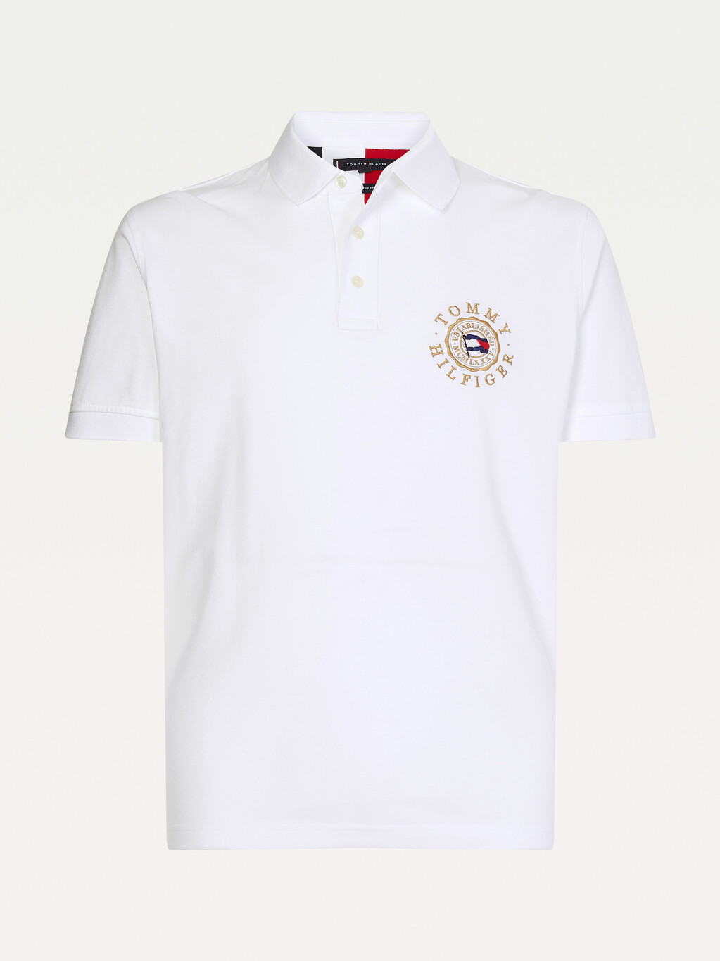 Tommy Icons Logo Embroidery Polo | natural | Tommy Hilfiger Hong Kong