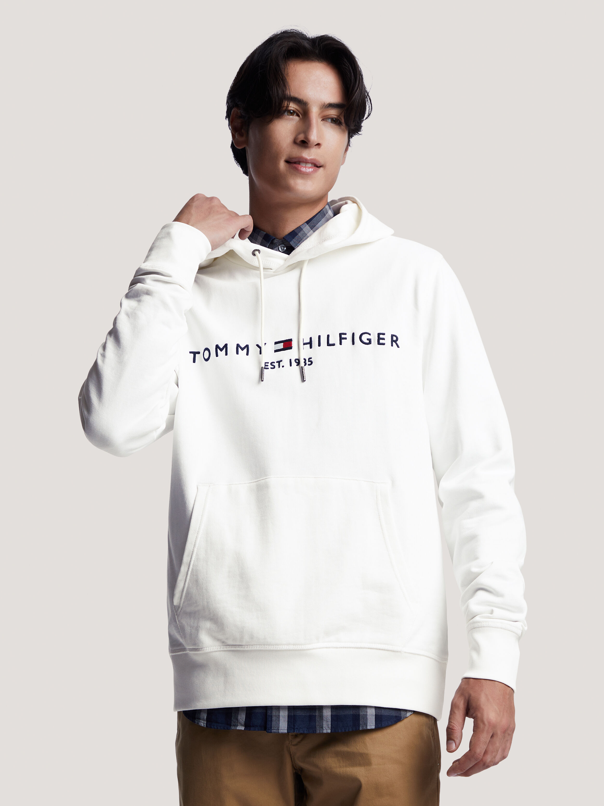 Tommy hilfiger lock up cheap logo hoodie