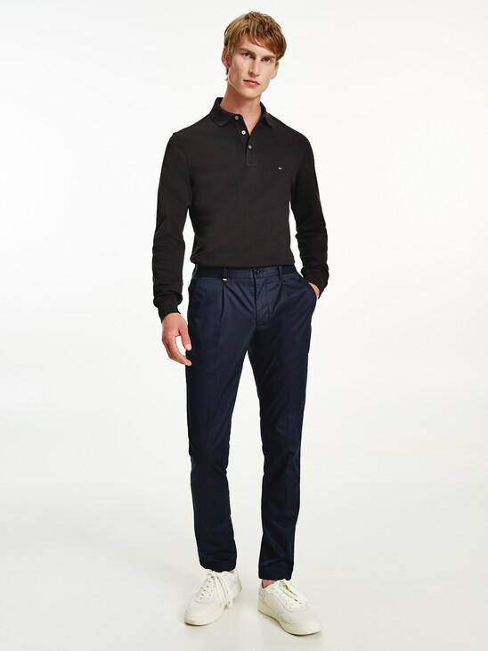 1985 TH Flex Slim Fit Long Sleeve Polo 1985 TH Flex Slim Fit Long Sleeve Polo