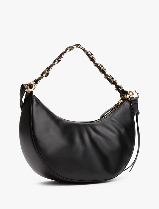 Crescent Leather Crossbody