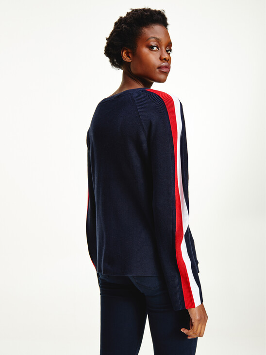 Signature Sleeve Round Neck Jumper Signature Sleeve Round Neck Jumper