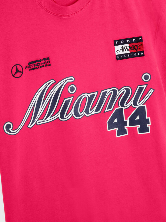 Tommy X Mercedes-Amg F1 X Awake Ny Back Logo T-Shirt