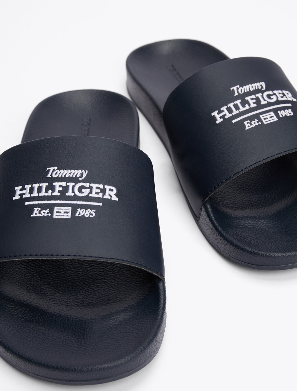Logo Embroidery Pool Slides, Desert Sky, hi-res