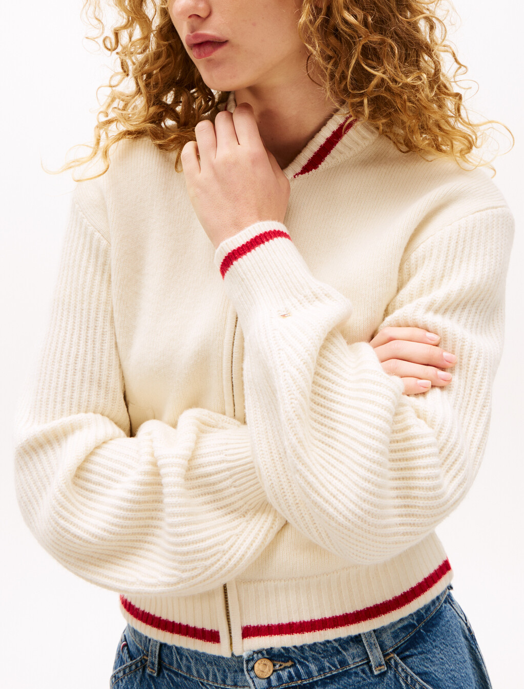 The Sofia Capsule Wool Blend Bomber Jacket, Calico, hi-res