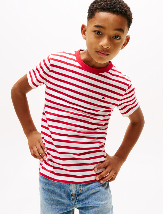 Contrast Crew Neck T-Shirt