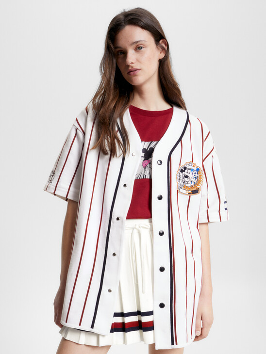 DISNEY X TOMMY CREST BASEBALL RELAXED T-SHIRT