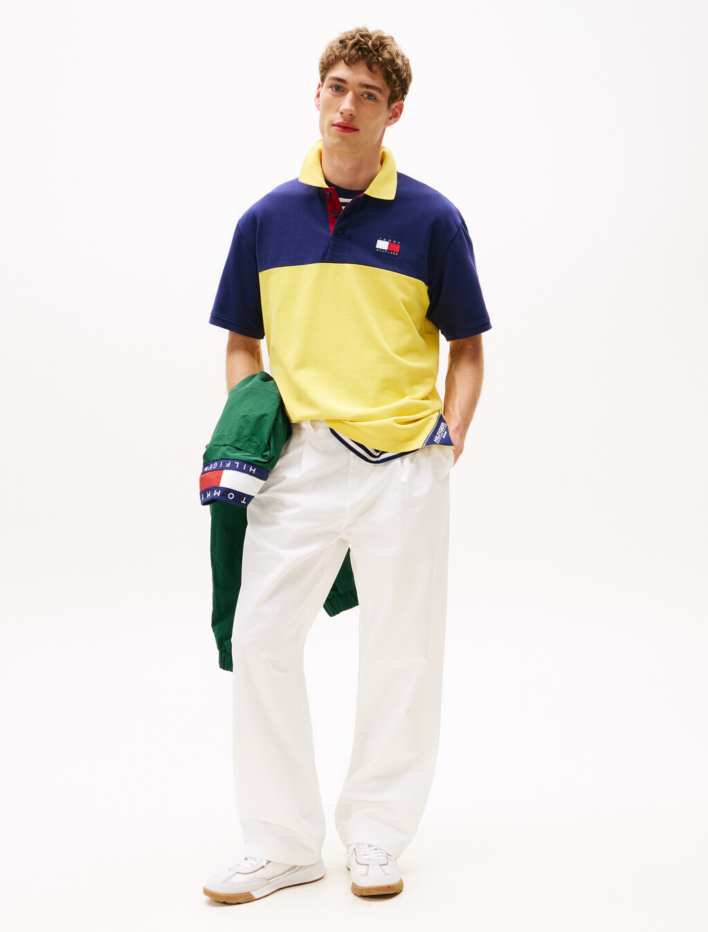 Hilfiger Sailing 航海風後背標誌 Polo 衫, Soft Sunflower, hi-res